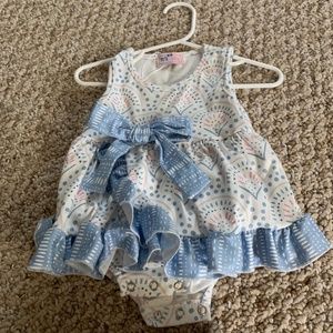 Pete and Lucy Baby Blues Romper 6/9 months